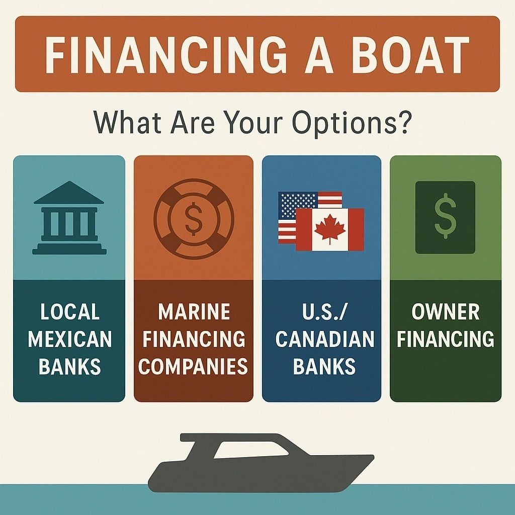 Infografía de opciones de financiamiento de embarcaciones Infografía de opciones de financiamiento de embarcaciones