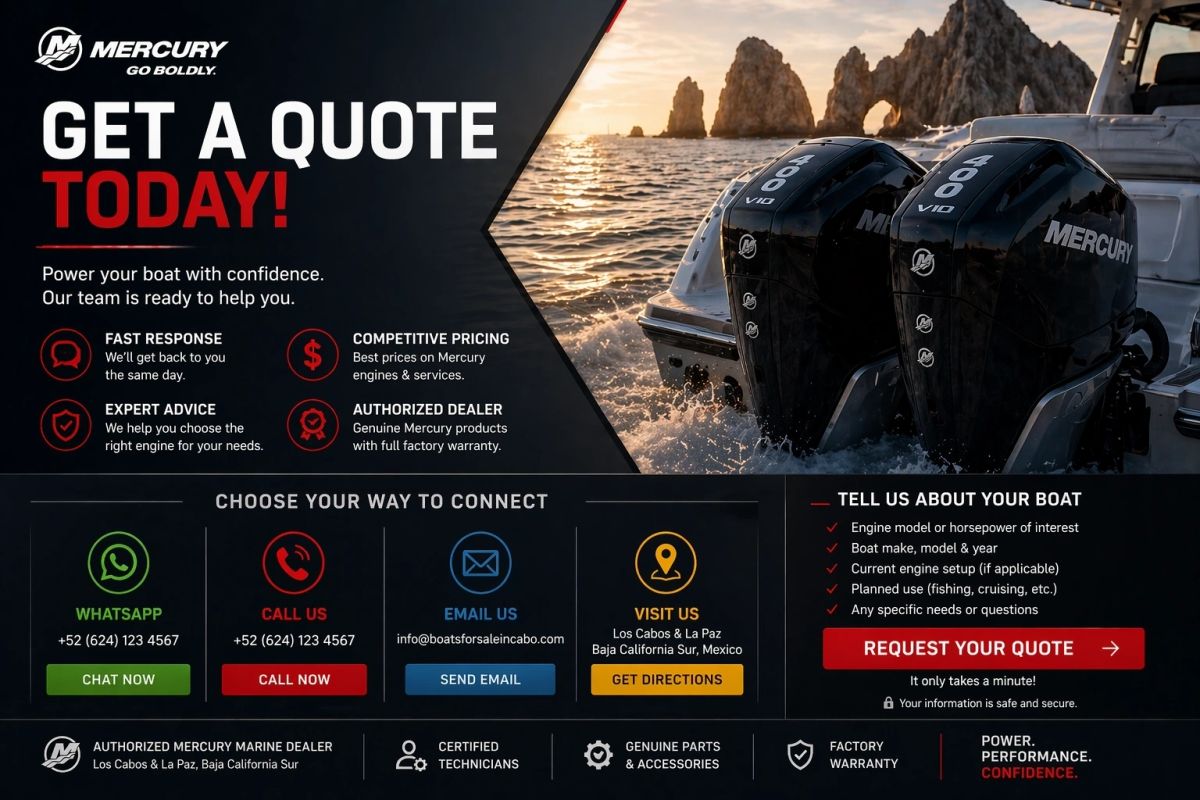 Mercury outboard quote and service contact information