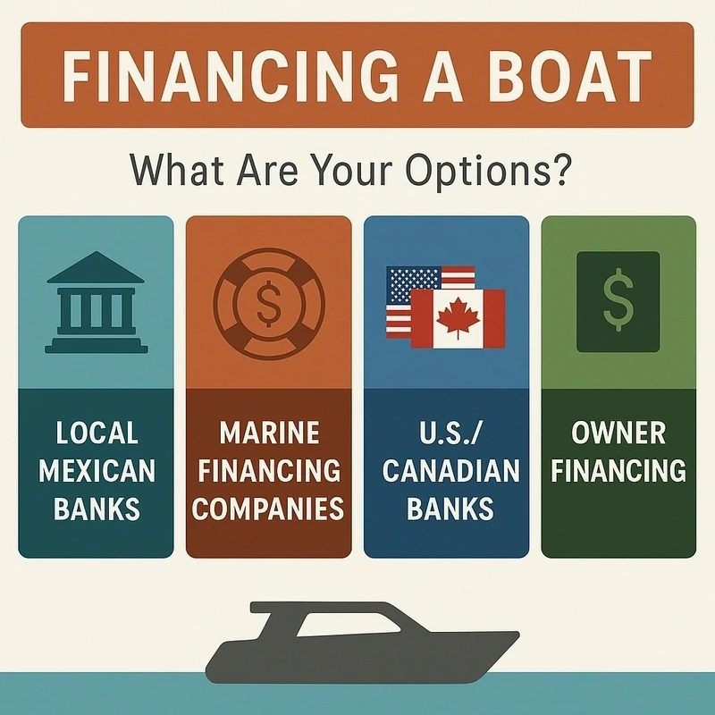 Boat financing options infographic Boat financing options infographic