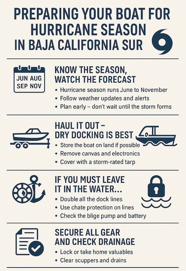 Hurricane preparation checklist for boat owners Hurricane preparation checklist for boat owners