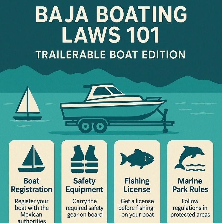 Trailerable boat regulations infographic Trailerable boat regulations infographic