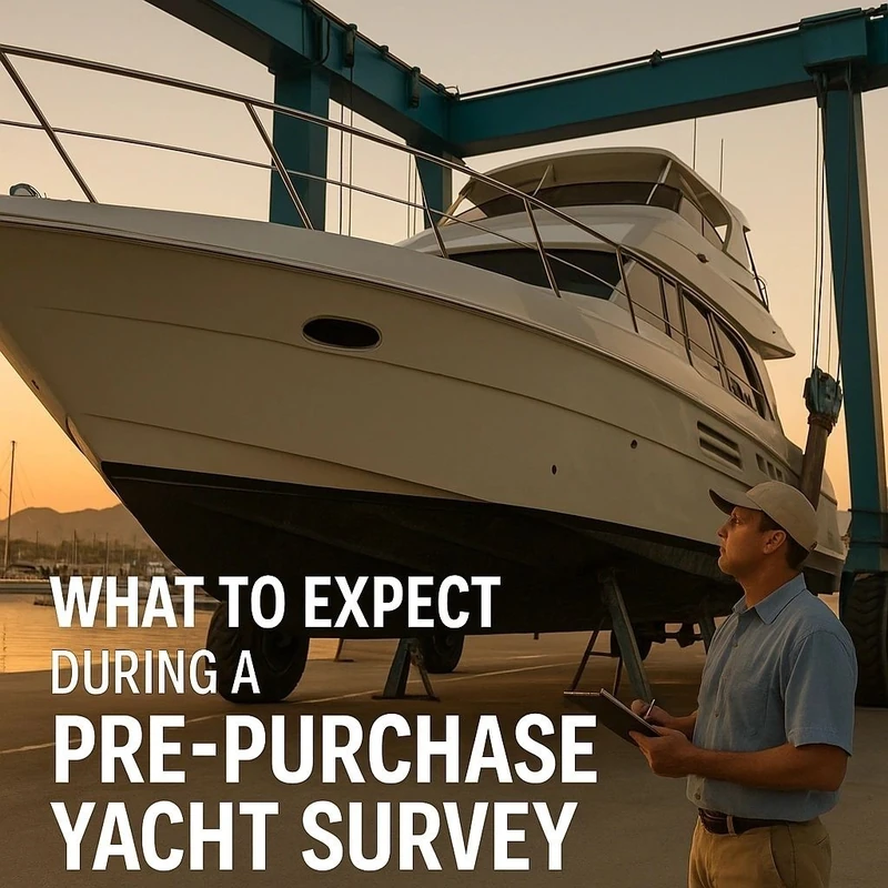 Pre-purchase yacht survey graphic Pre-purchase yacht survey graphic