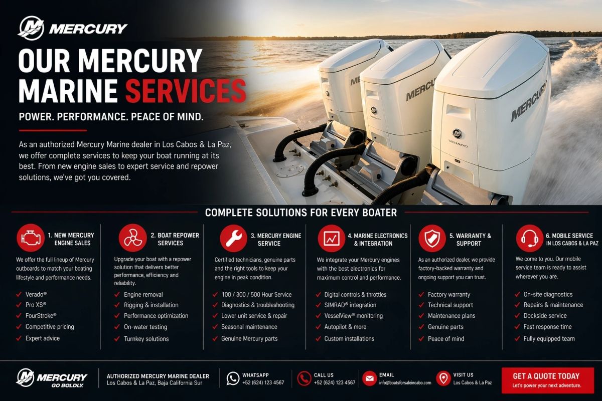 Mercury engine maintenance and repair services