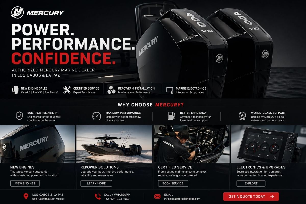 Mercury outboard engine lineup